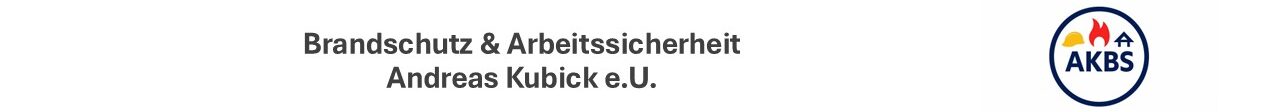 Arbeitssicherheit und Brandschutz Kubick